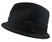 Broner Black Wool Hat with matching band