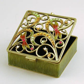 Beautiful Trinket box with Dragonflies