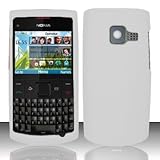 Nokia X2 T-Mobile Rubberized White HARD PROTECTOR COVER CASE SNAP ON PERFEC ....