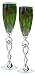 Hortense B. Hewitt Wedding Accessories Love Knot Champagne Toasting Flutes, Set of 2