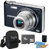41rBmnsLGNL. SL160  #>> Samsung   PL210 Superzoom 14MP Compact Indigo Blue Digital Camera, 10x Wide Angle Zoom, Dual Image Stabilization, HD Video, 3 LCD, Face Recognition. Bundle Includes 4 GB Memory Card, Deluxe Carrying Case, and 3Pcs. Lens Cleaning Kit. Reviews
