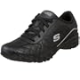 Skechers for Work Women's Advancement Lace-Up,Black,7.5 M US