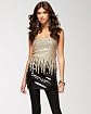 Strapless All-Over Sequin Dress main image