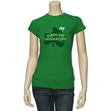 NFL Reebok Tampa Bay Buccaneers Ladies Kelly Green St. Patrick's Day Crazy Clover T-shirt (Small)