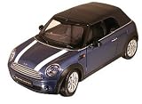 Kyosho 1:18 2009 BMW Mini Cooper convertible blue