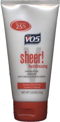 VO5 Sheer Hairdressing weightless Leave-In Anti-Frizz & Shine Cream