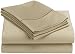 Renaissance Collection 600-Thread-Count Cotton Sateen Queen Sheet Set, Stone
