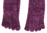 Purple Fuzzy Toe Socks