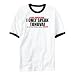 T-Shirt Ringer White  I Only Speak Tongva  Languaje
