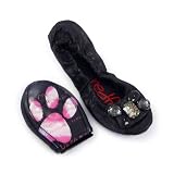 Redfoot Folding Handbag Shoes - Mischa Black - S, M & L