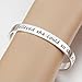 YSECTL lauhonmin Graduation Gifts Bracelets for Women Valentine Bangle Bracelets for Girl - She Believed She Could So She Did (Style A)