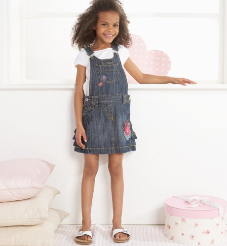 Girls' Boutique Ruffle Pinafore