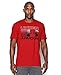 Under Armour Men's UA Blitz Logo T-Shirt Medium Red