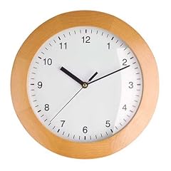 Funk-Wanduhr Buche Echtholz Massiv 98.1065