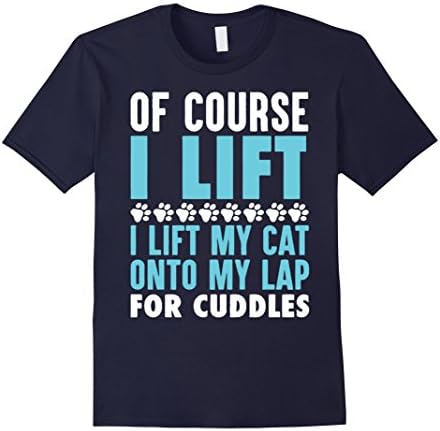 Men's Of Course I Lift My Cat Onto My Lap For Cuddles Large Navy