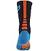 Nike KD Kevin Durant Hyper Elite Basketball Crew Black/Orange/Blue Socks (M)