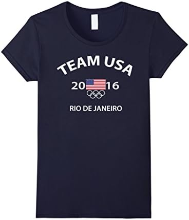 Women's Games 2016 T Shirts Small Navy