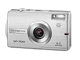 Olympus SP-700 Digital Compact Camera - Silver (6MP, 3x Optical Zoom) 3 LCD