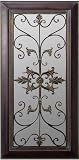 Cooper Classics Burkina Rectangular Mirror with Metal Grill