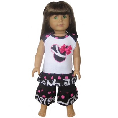 New PRETTY MINNIE Outfit fit AMERICAN GIRL DOLL clothes