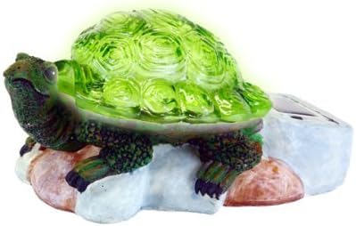 Beautiful Garden Green Turtle Solar Light For Yard Stake Next to Fountain