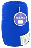 Homedics Squish Sqush Tube Neck Pillow Polystyrene Beads 12 x 7 Blue