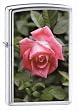 Rose High Polish Chrome Zippo Lighter