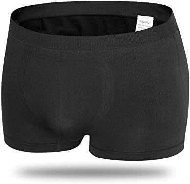 Sportern Men's Seamless Boxer Briefs Stretch Performance Compression Underwear One Size