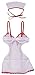 Simplicity Sexy Sheer Mini Naughty Nurse Nightie Lingerie