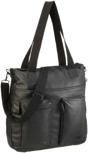 Bodenschatz Messenger Bag A4 2-349 TR 01, Herren Umh&auml;ngetasche, schwarz, (black), 37,5x6,5x41