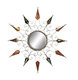 IMAGE OF Metal Mirror Wall Sculpture / Wall Decor in 33 Inch Diameter