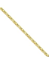 14k 3.25mm Byzantine Chain