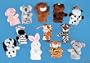 12 PC Animal Finger Puppets