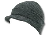 New Blank Cuff Beanie Visor (Comes In Many Different Colors), Heather Charcoal