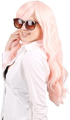 Women's Full Long Wavy Synthetic Hair Wig + Wig Cap + Hair Clip