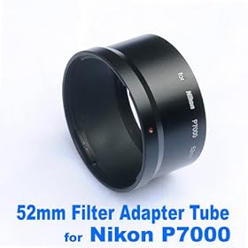 Ezfoto 52mm Lens / Filter Adapter tube for Nikon Coolpix P7000 Digital Camera