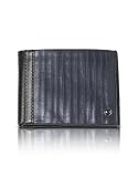 Francesco Biasia Business Glam - Blue Calf Leather Billfold Wallet