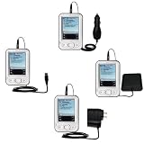 Gomadic for the PalmOne Z22 - Road Warrior Kit for the PalmOne z22 includes a Car & Wall Charger AND USB cable AND Battery Extender - Gomadic Brand w/ TipExchange Technology