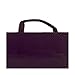 Simply Green Solutions - Reusable Grocery Bags, Wide Tote Bags with 20-Inch Reinforced Handle, Shopping Bags for Groceries, Reusable Gift Bags with Handles, 13 x 15 x 10, Pack of 10, Deep Purple