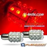 2 NEW! RED 20 LED PARKING TURN TAIL LIGHT BULBS 1156
