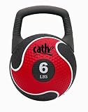 Fitness by Cathe 6-Pound 2 in 1 Power Medicine Ball And Kettlebell with DVD