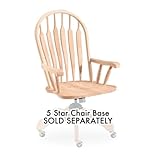 Steambent Windsor Arm Office Chair Top (Unfinished Wood) (42.25"H x 24.75"W ....