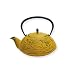 Old Dutch 34-Ounce Cast-Iron Prosperity Teapot, Mustard