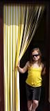 Slat type Door Curtain,Bug Blind,Fly Blind,Strip Blind-YELLOW & WHITE