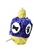 Copa Judaica Chewish Treat 4 by 6.5-Inch Hannukah Dreidel Squeaker Plush Dog Toy, Large, Multicolor