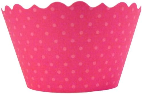 Bella Couture Hot Pink Cupcake Wrappers