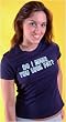 DO I MAKE YOU LOOK FAT? BABYDOLL T-SHIRT FOR JUNIORS
