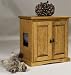 Litterbox Furniture Two Door Style : Finish Color LIGHT : Size TWO DOOR - WITH INTERIOR TOP SHELF