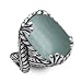 Carolyn Pollack Sterling Silver Pastel Illusions Amazonite Ring