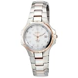 Seiko Ladies Coutura Two-Tone Rose Gold Finish 14 Diamonds Watch #SXDB64 by Seiko